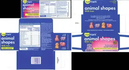 Label for Animal Shapes With Iron