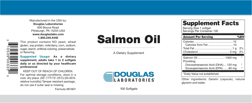 Label for Salmon Oil