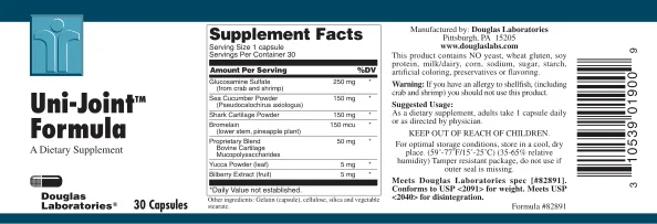 Label for Uni-Joint Formula
