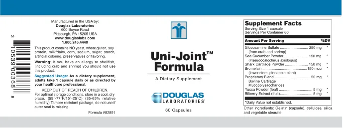 Label for Uni-Joint Formula