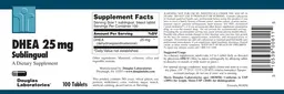 DHEA 25 mg Sublingual