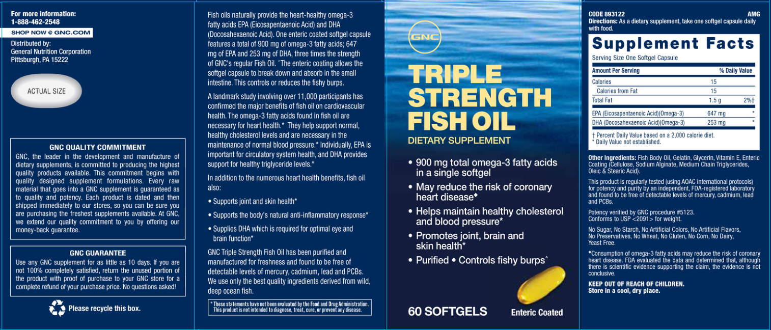 Label for Fish Oil