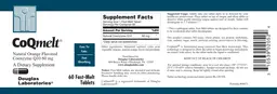 CoQmelt Natural Orange Flavored Coenzyme Q10 60 mg