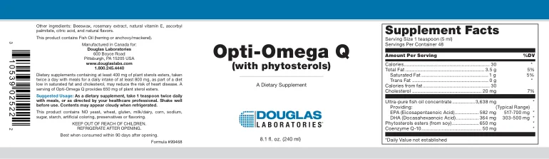 Label for Opti-Omega Q (With Phytosterols)