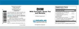Label for DIM With Curcumin, Green Tea and Wasabia
