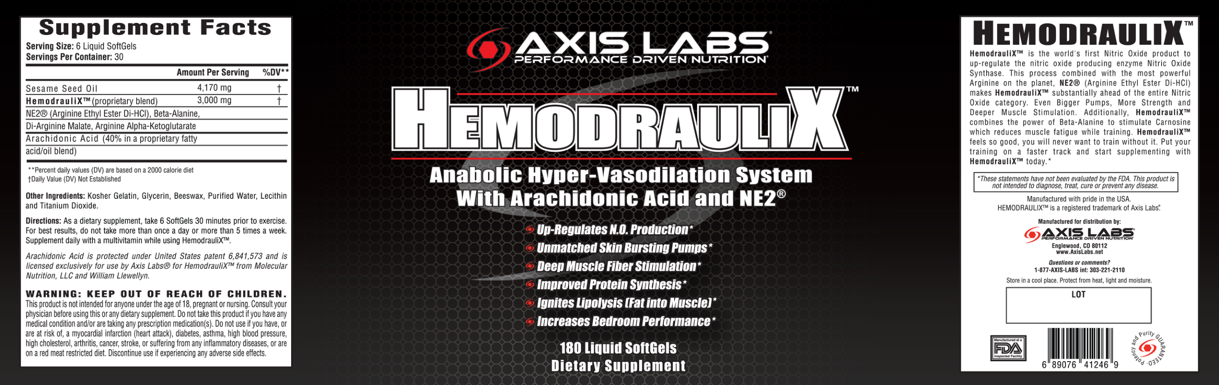 Label for HemodrauliX