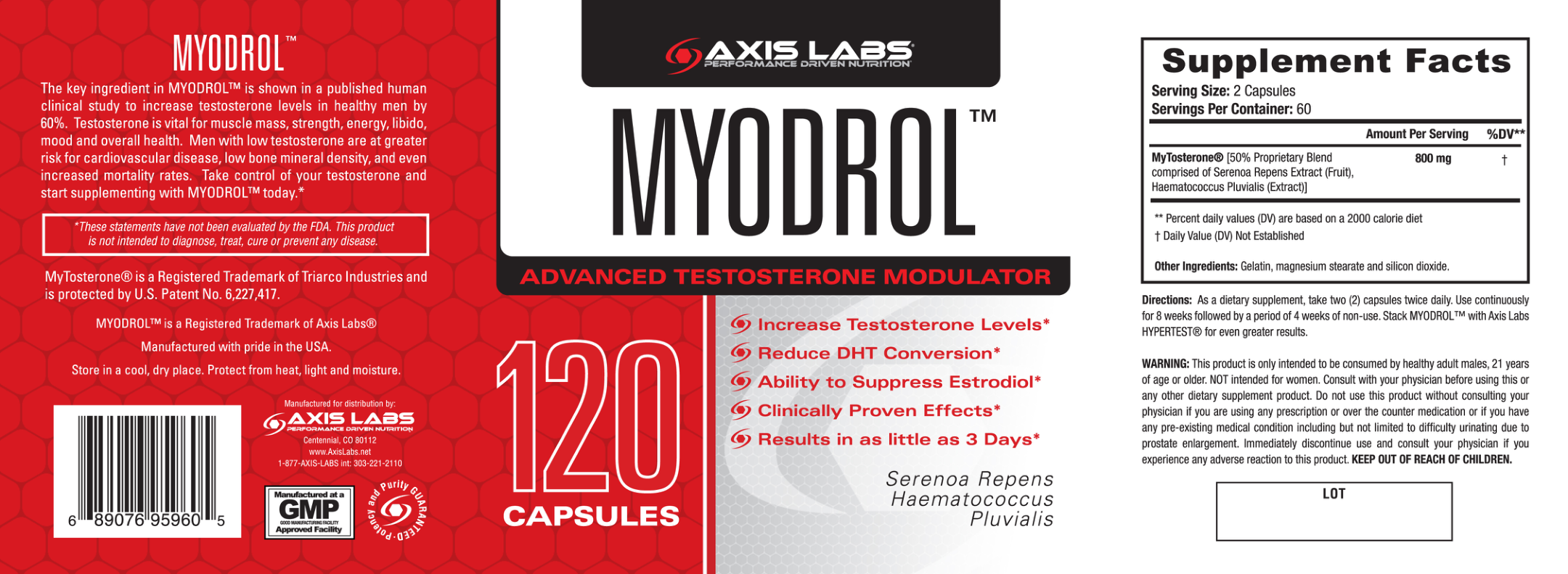 Label for Myodrol