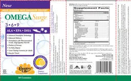 Label for Omega Surge 3-6-9
