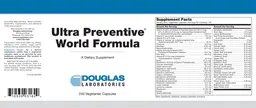 Label for Ultra Preventive World Formula
