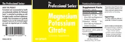 Magnesium Potassium Citrate