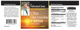 Label for Ultra Glucosamine + MSM