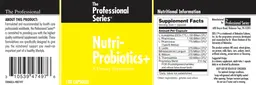 Label for Nutri-Probiotics+