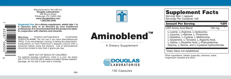 Label for Aminoblend