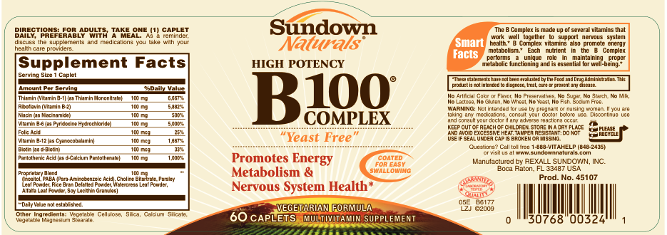 Label for B100 Complex