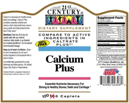 Label for Calcium Plus