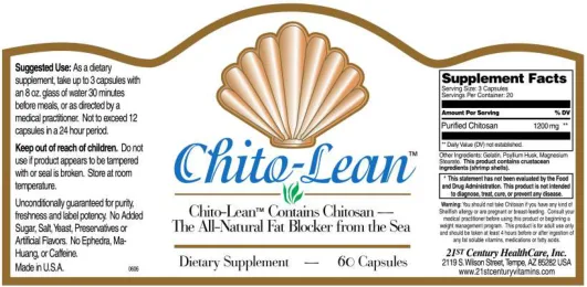 Label for Chito-Lean