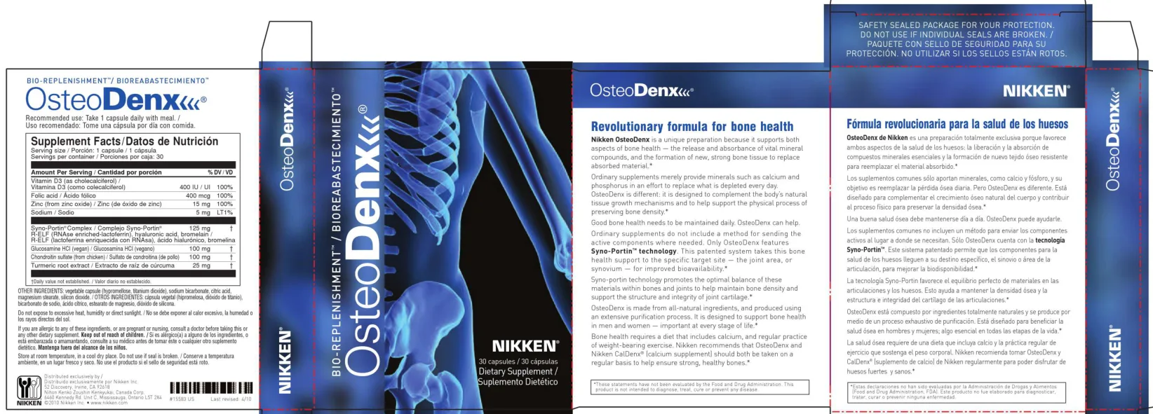 Label for OsteoDenx