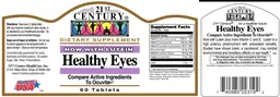 Label for Healthy Eyes