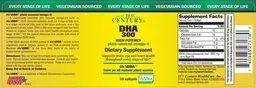Label for DHA 300 High Potency Plant-Sourced Omega-3