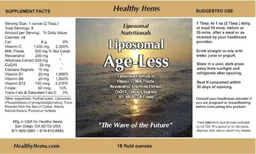 Label for Liposomal Age-Less