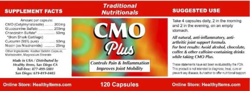 Label for CMO Plus