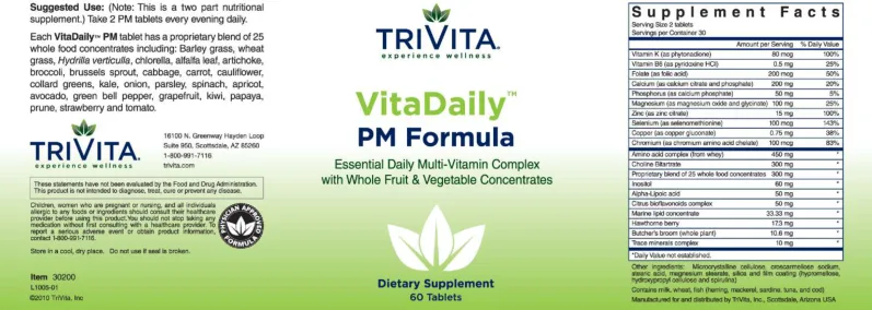 Label for PM Formula