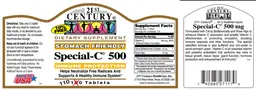 Label for Stomach Friendly Special-C 500 mg