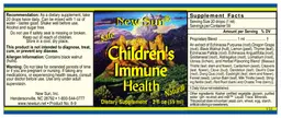 Label for Children's Immune Health