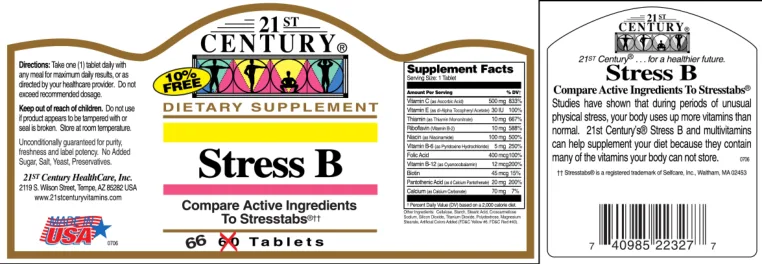 Label for Stress B