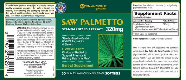 Saw Palmetto 320 mg
