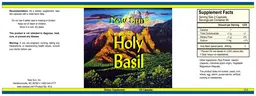Label for Holy Basil