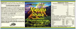 Label for Metaba Shake