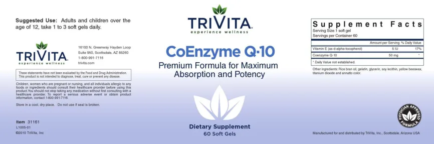 Label for CoEnzyme Q-10