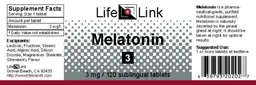 Label for Melatonin 3