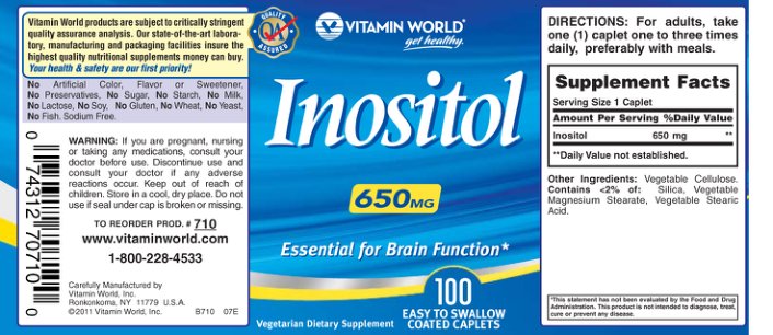 Inositol 650 mg