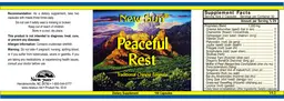 Label for Peaceful Rest