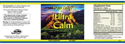 Label for Ultra Calm