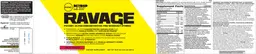 Label for Ravage Fruit Punch
