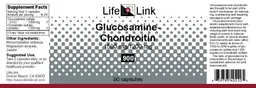 Label for Glucosamine-Chondroitin 1500 mg/1200 mg 900