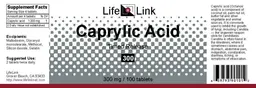 Label for Caprylic Acid Timed Release 300