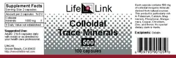 Label for Colloidal Trace Minerals 500