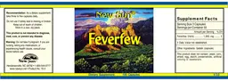 Label for Feverfew