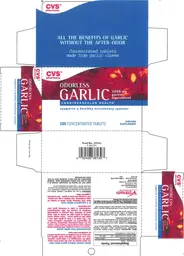 Label for Odorless Garlic