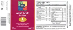 Label for Adult Multi for Men