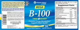 Label for Mega B-100 Timed Release