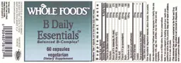 Label for B Daily Essentials