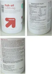 Label for Fish Oil 1,200 mg
