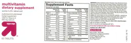 Label for Multivitamin Women's 50+ Advanced
