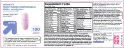 Label for Women's Multivitamin/Multimineral