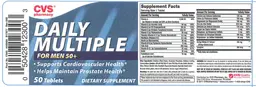 Label for Daily Multiple For Men 50+